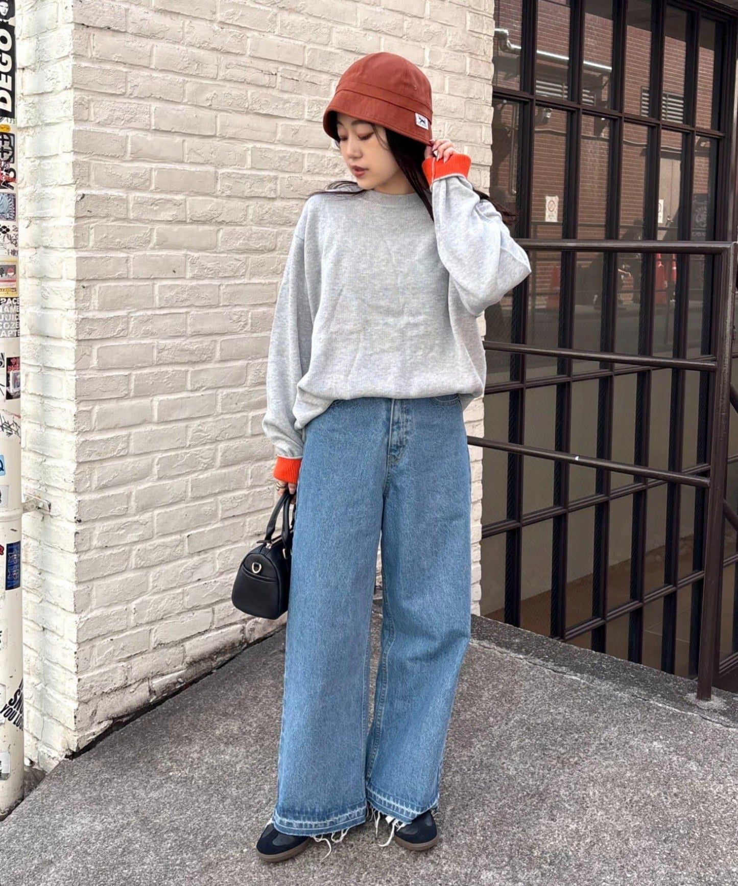 FOX 棉麻軍風帽子
