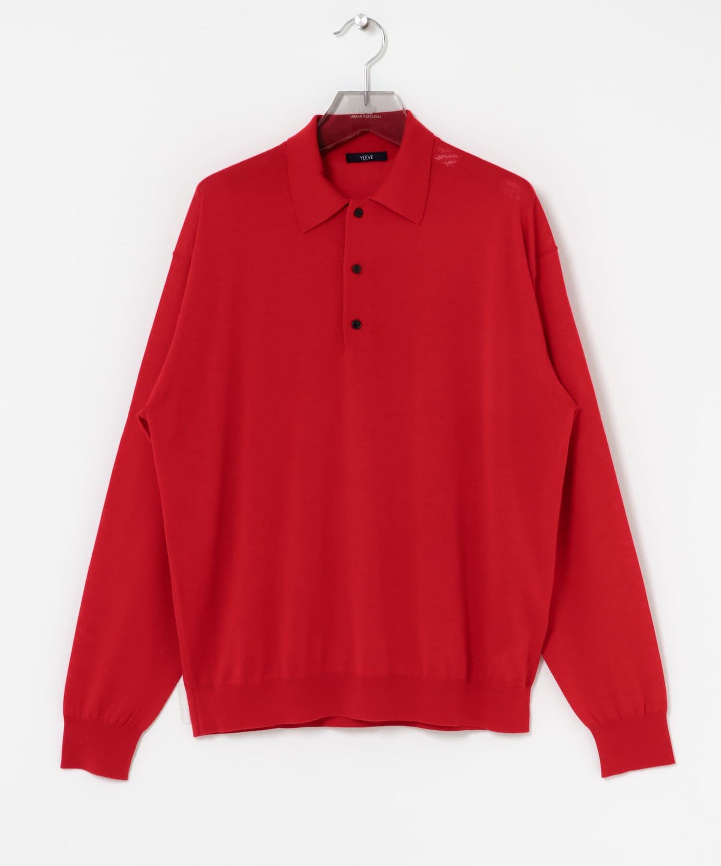 W/S CASHMERE KNIT POLO衫