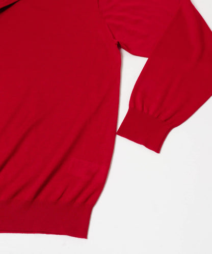 W/S CASHMERE KNIT POLO衫