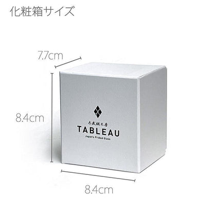 【江戸硝子】黒小紋「鹿の子」「三筋格子」「割付柄」 フリーカップ | TABLEAU