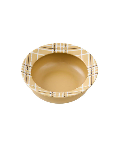 新生活餐具 格紋 12cm 深盤