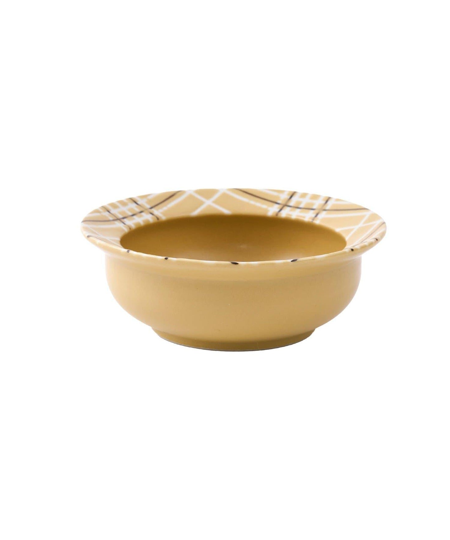 新生活餐具 格紋 12cm 深盤