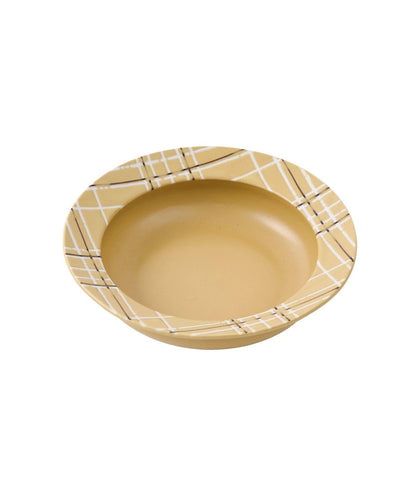 格紋深盤 17cm