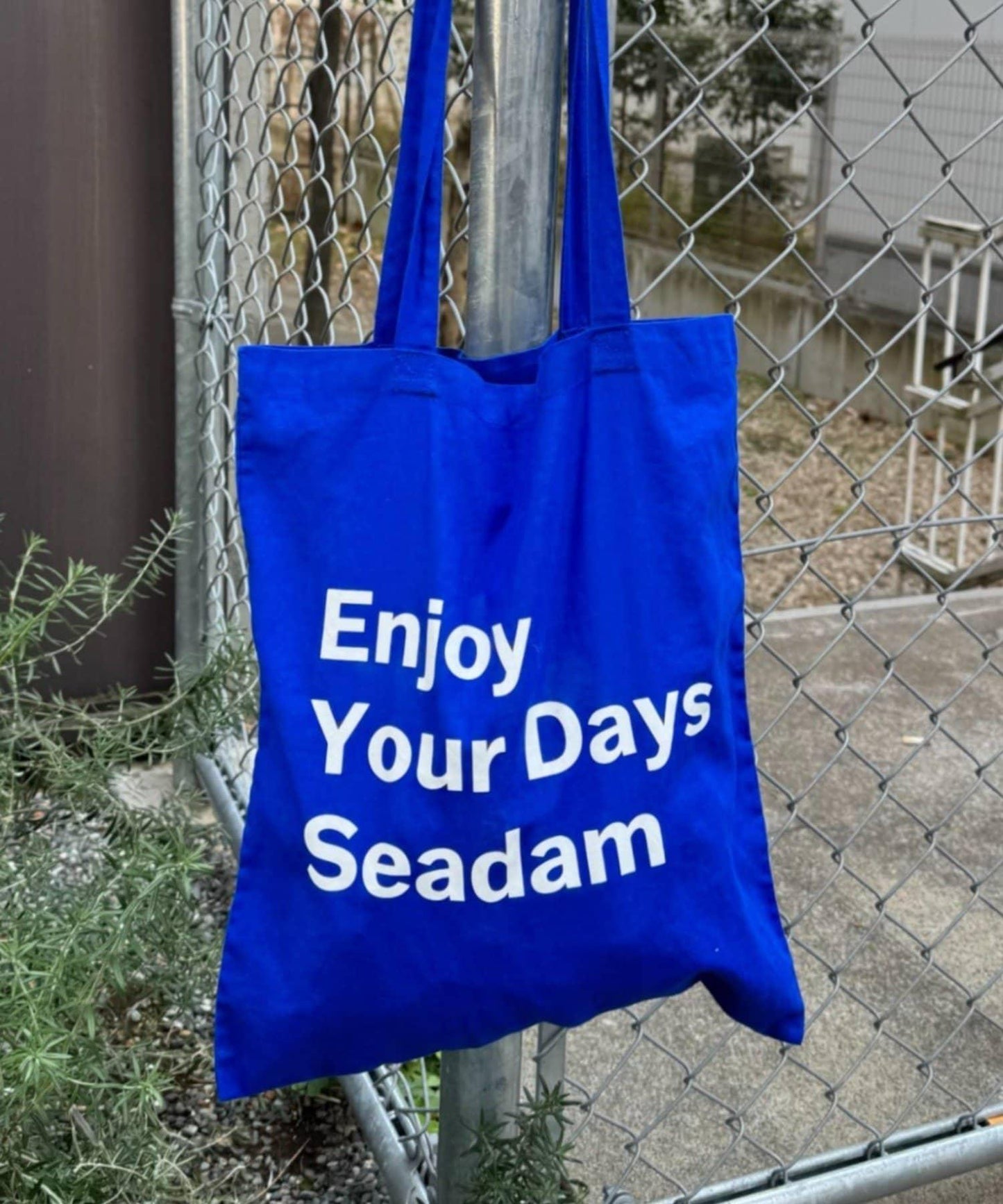 SEADAM 文案印花托特包