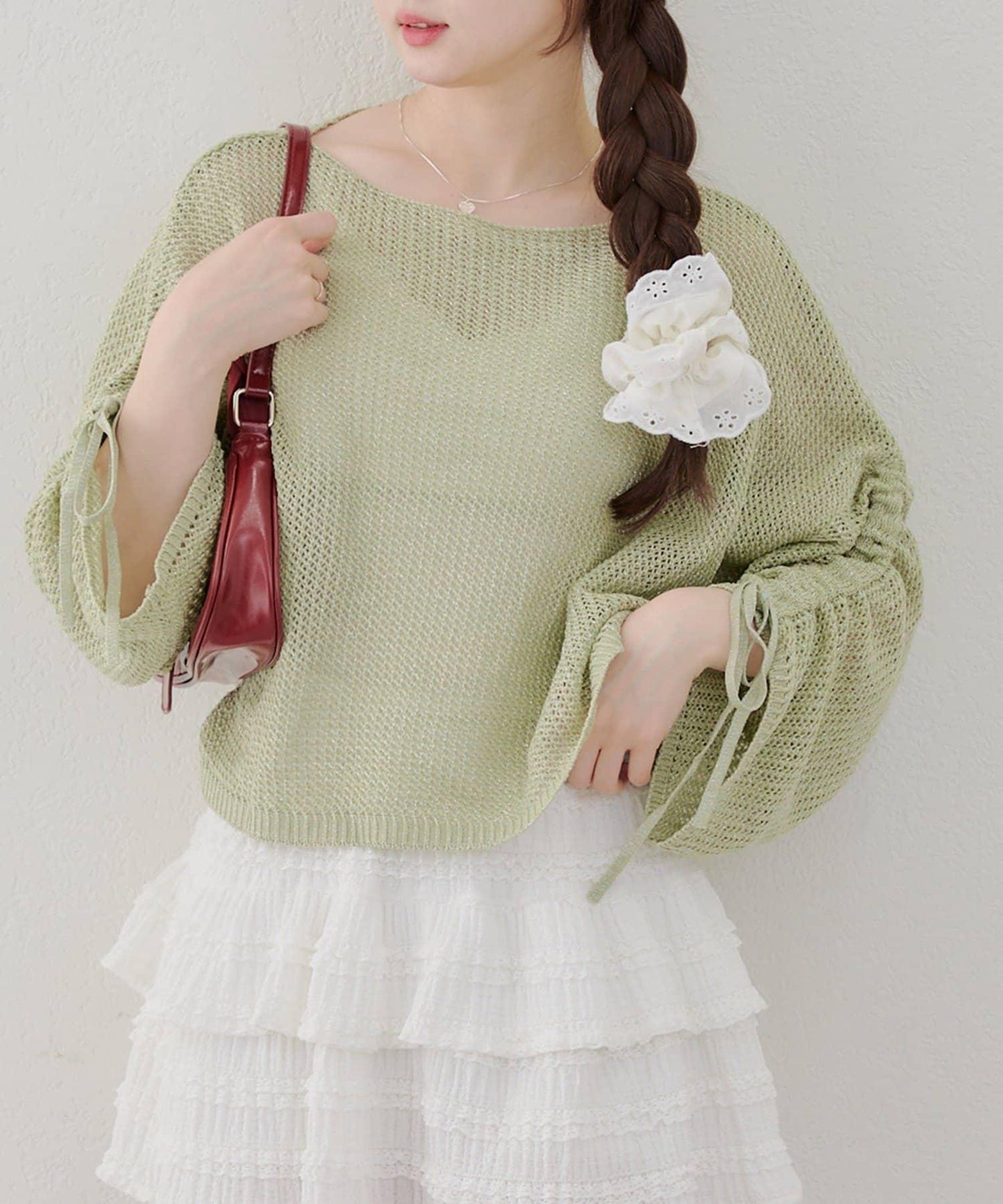 ANOTHER BRANCH 網眼抽繩套頭上衣