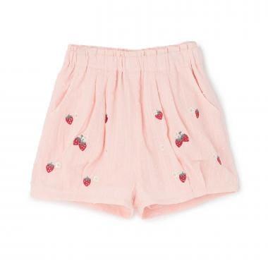 草莓刺繡燈籠褲
