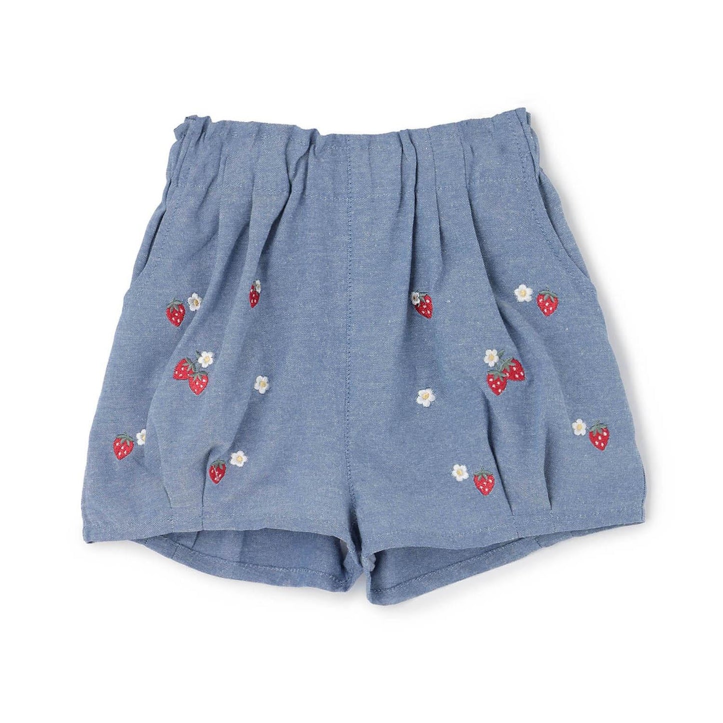 草莓刺繡燈籠褲