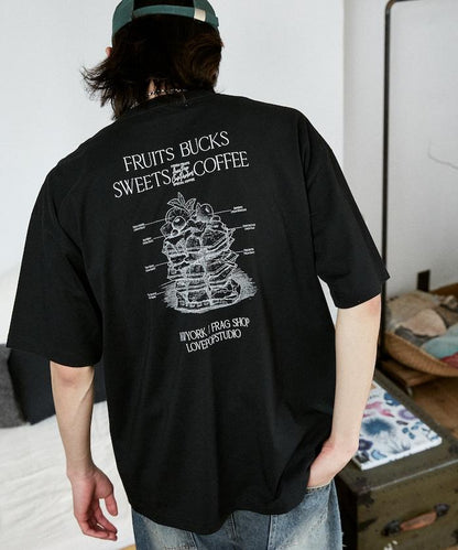 LOVE POP STUDIO SWEET SHOP LOGO 印花T恤