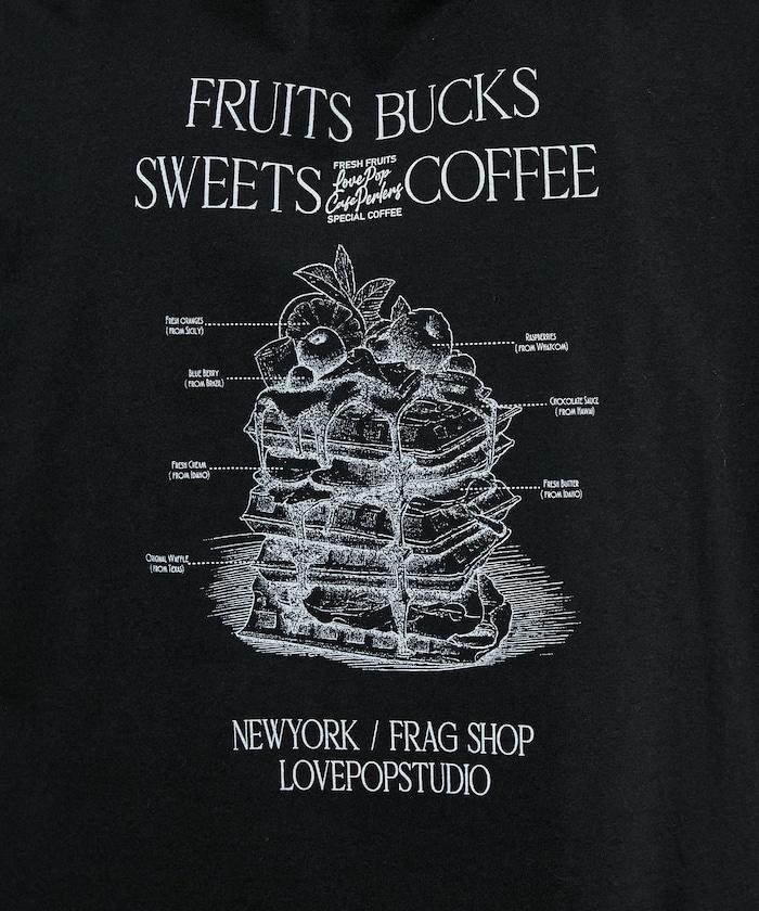 LOVE POP STUDIO SWEET SHOP LOGO 印花T恤