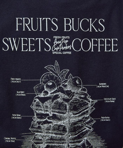 LOVE POP STUDIO SWEET SHOP LOGO 印花T恤