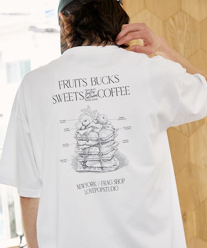 LOVE POP STUDIO SWEET SHOP LOGO 印花T恤