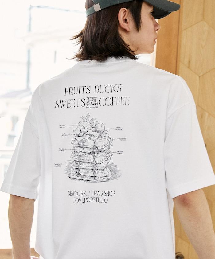 LOVE POP STUDIO SWEET SHOP LOGO 印花T恤