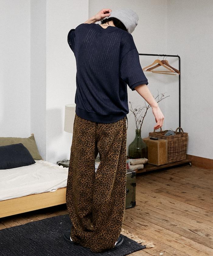LOVE POP STUDIO Pattern 網眼 Henley Neck T恤