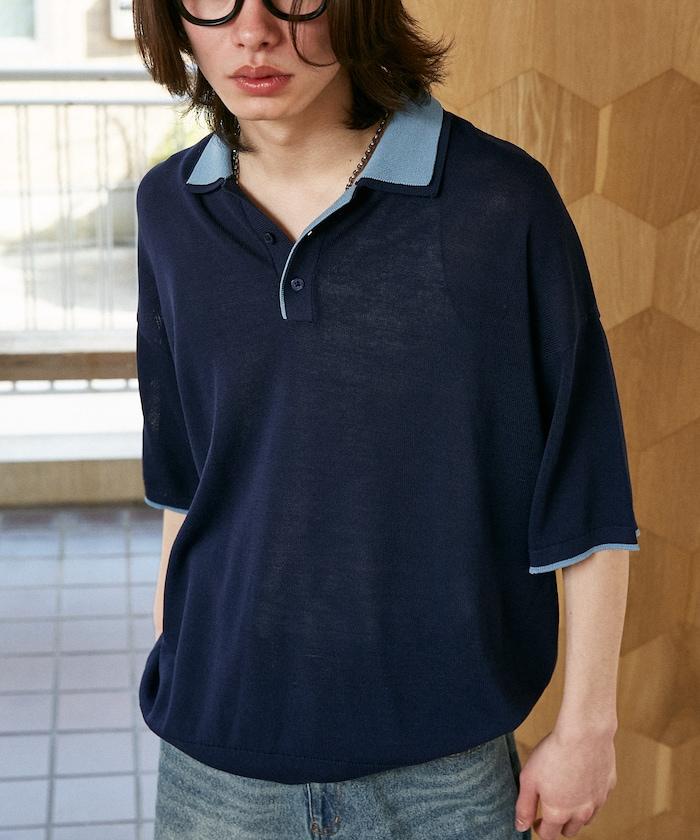 LOVE POP STUDIO 領口疊層設計 針織POLO衫