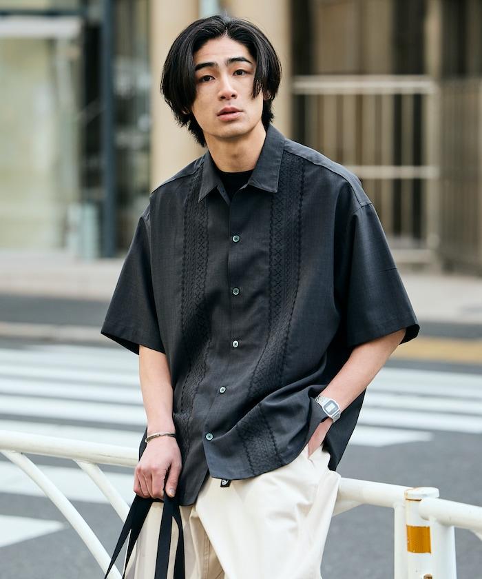 AiRide/エアライド 寬鬆版 可收納 吸溼速幹 防紫外線 古巴襯衫
