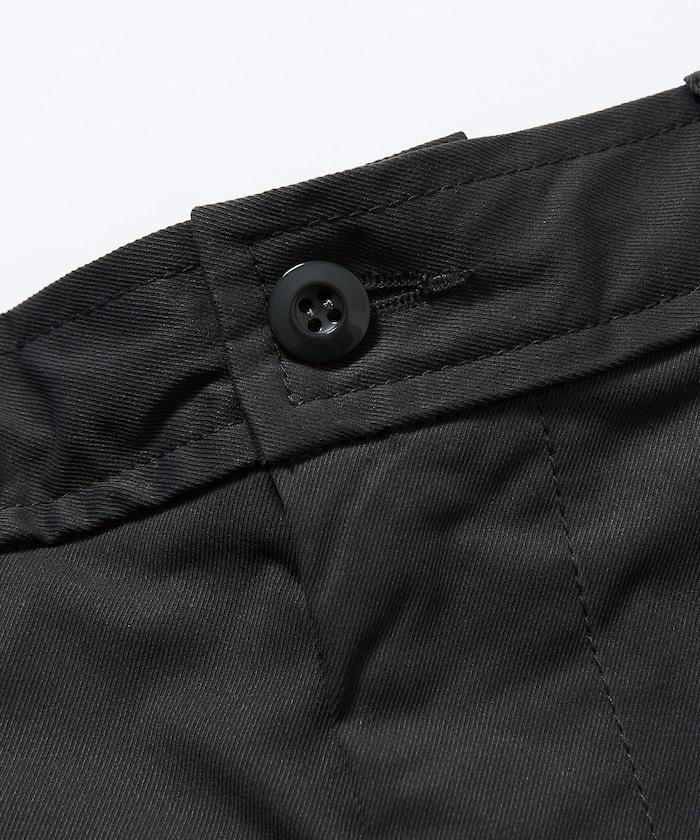 Easy Care Fabric 寬鬆版型 雙褶七分 彎刀短褲
