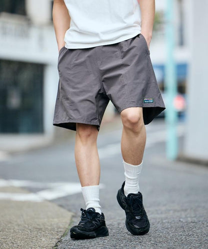 棉尼龍 可收納 休閒短褲