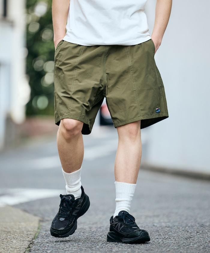 棉尼龍 可收納 休閒短褲