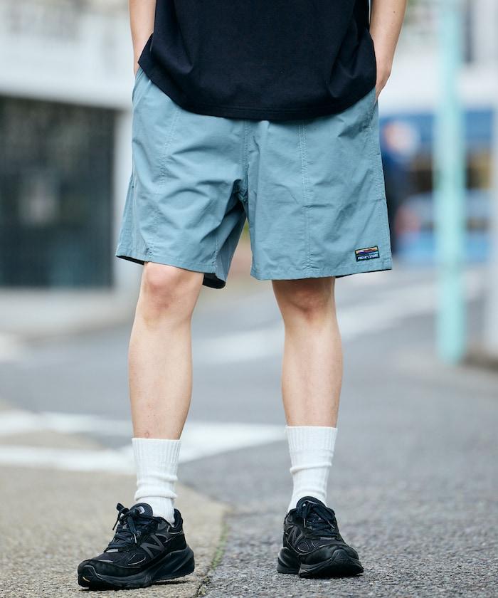 棉尼龍 可收納 休閒短褲