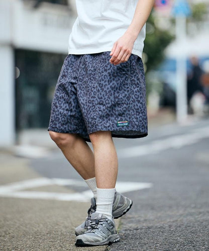 棉尼龍 可收納 休閒短褲