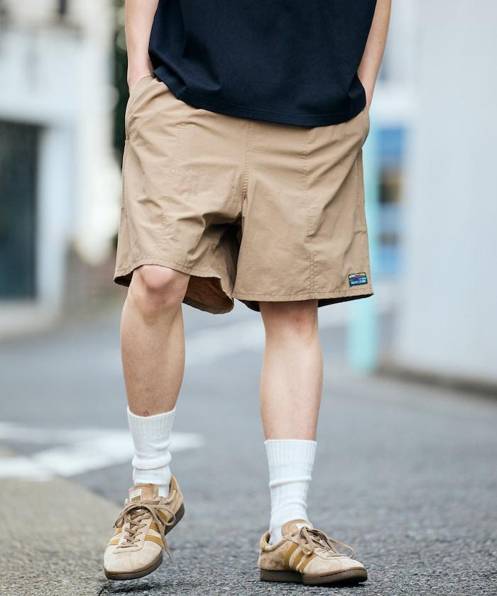 棉尼龍 可收納 休閒短褲