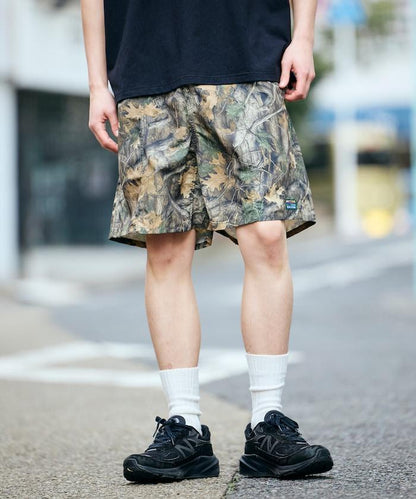 棉尼龍 可收納 休閒短褲