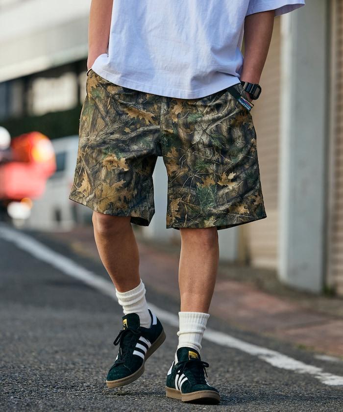 攀巖風鬆緊腰 尼龍 休閒短褲