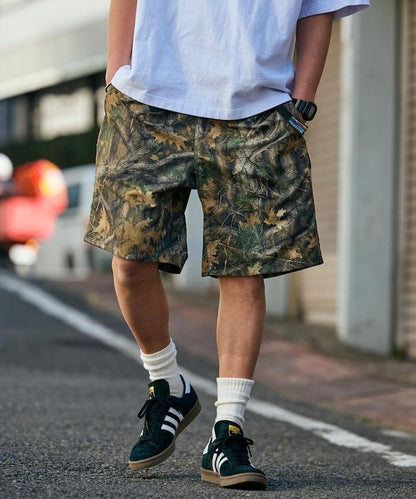 攀巖風鬆緊腰 尼龍 休閒短褲