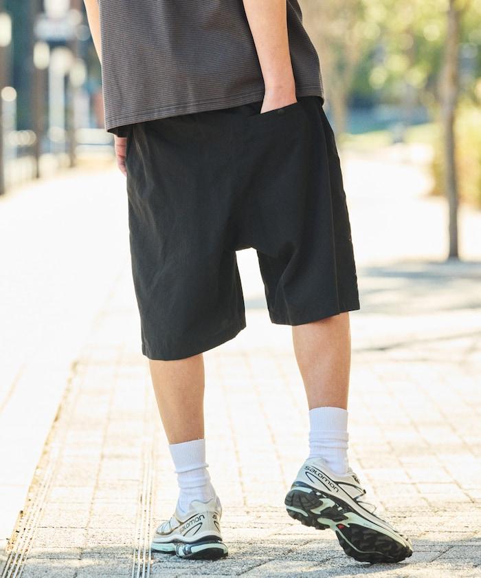 攀巖風鬆緊腰 尼龍 休閒短褲