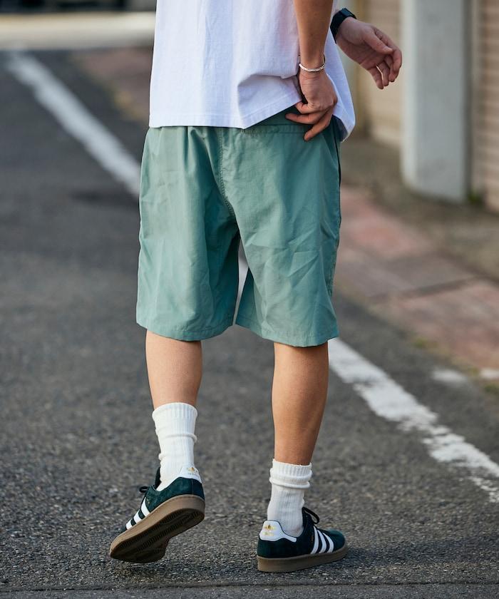 攀巖風鬆緊腰 尼龍 休閒短褲