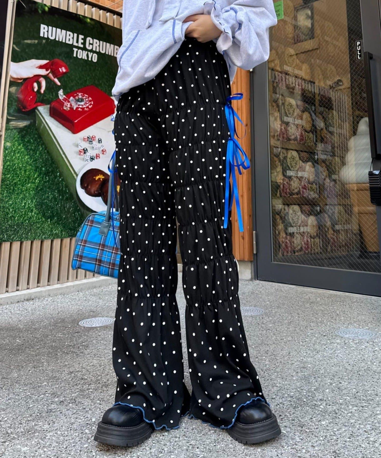 HELLO.SANFRANCISCO 波點抽褶褲子
