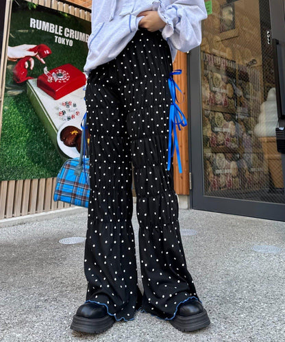 HELLO.SANFRANCISCO 波點抽褶褲子