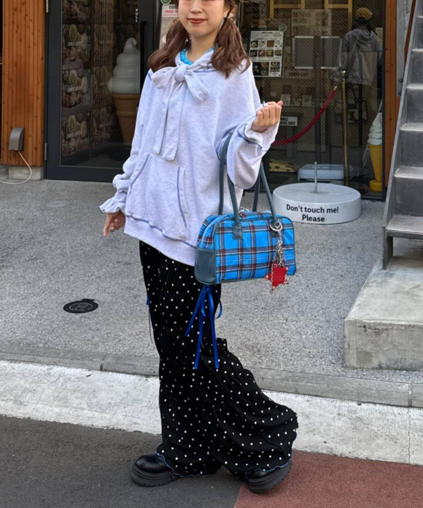 HELLO.SANFRANCISCO 波點抽褶褲子