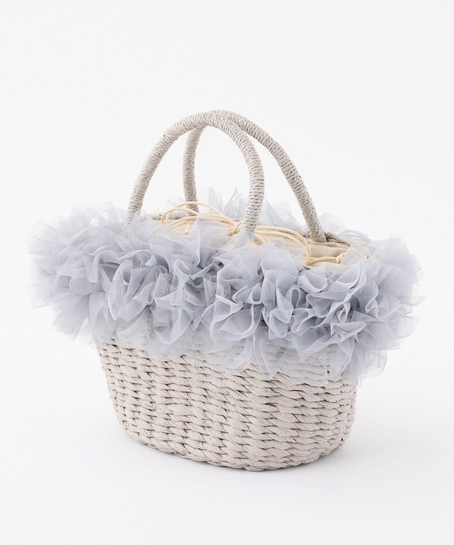 薄紗裝飾 編織包