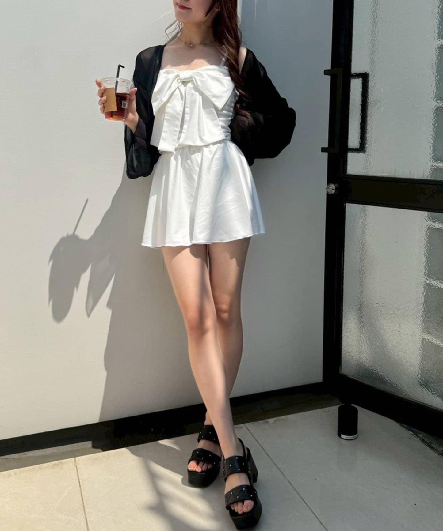 swimwear 前蝴蝶結羽織設計 四件套 泳裝套裝