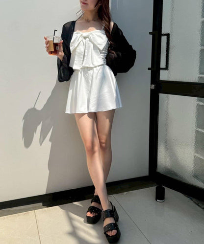 swimwear 前蝴蝶結羽織設計 四件套 泳裝套裝