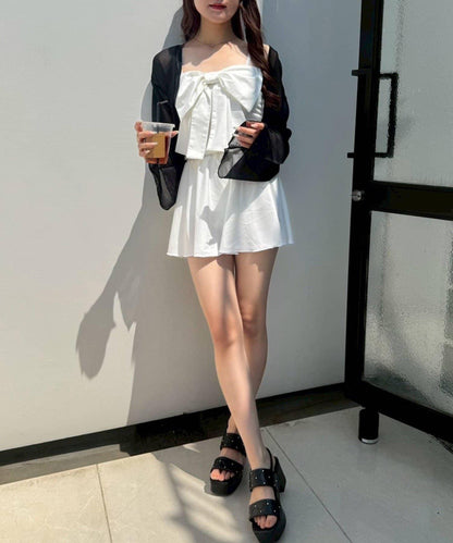 swimwear 前蝴蝶結羽織設計 四件套 泳裝套裝