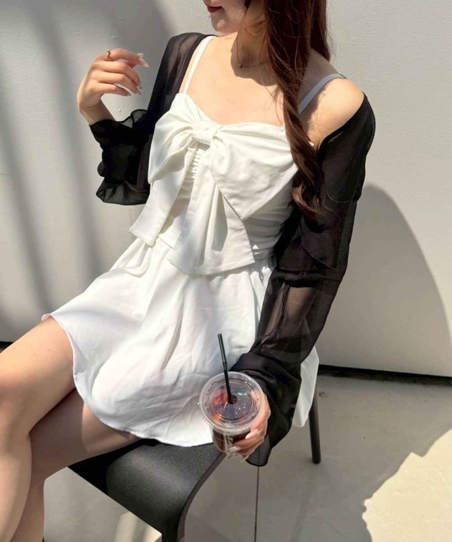swimwear 前蝴蝶結羽織設計 四件套 泳裝套裝