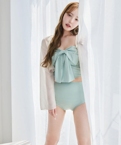 swimwear 前蝴蝶結羽織設計 四件套 泳裝套裝