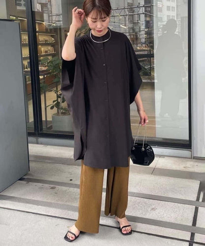 不易起皺復刻款 寬鬆蝙蝠袖 襯衫