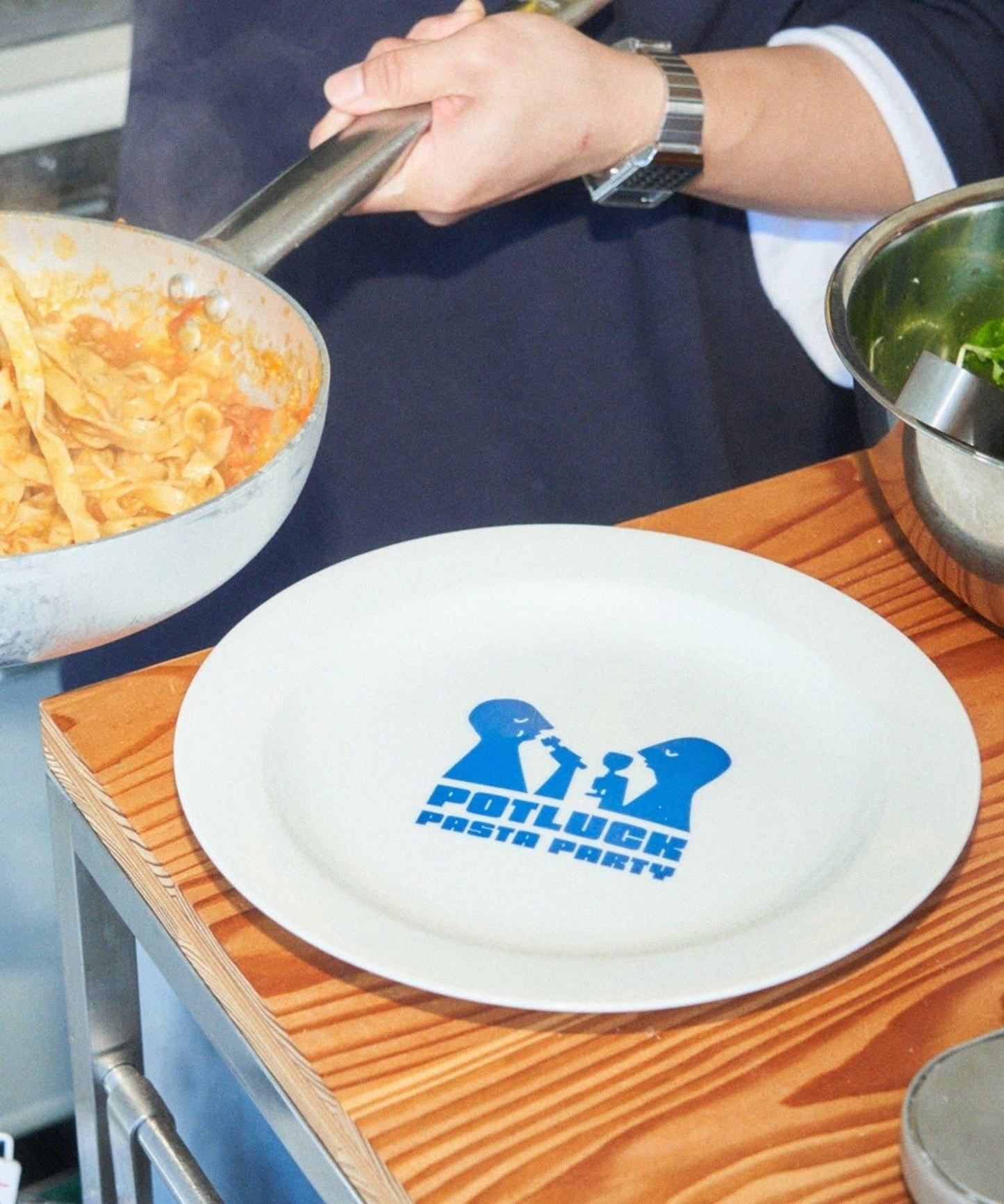 POTLUCK PASTA PARTY 有邊餐盤 M