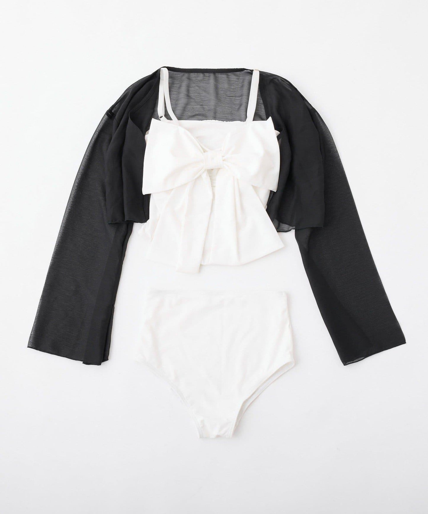 swimwear 前蝴蝶結羽織設計 四件套 泳裝套裝