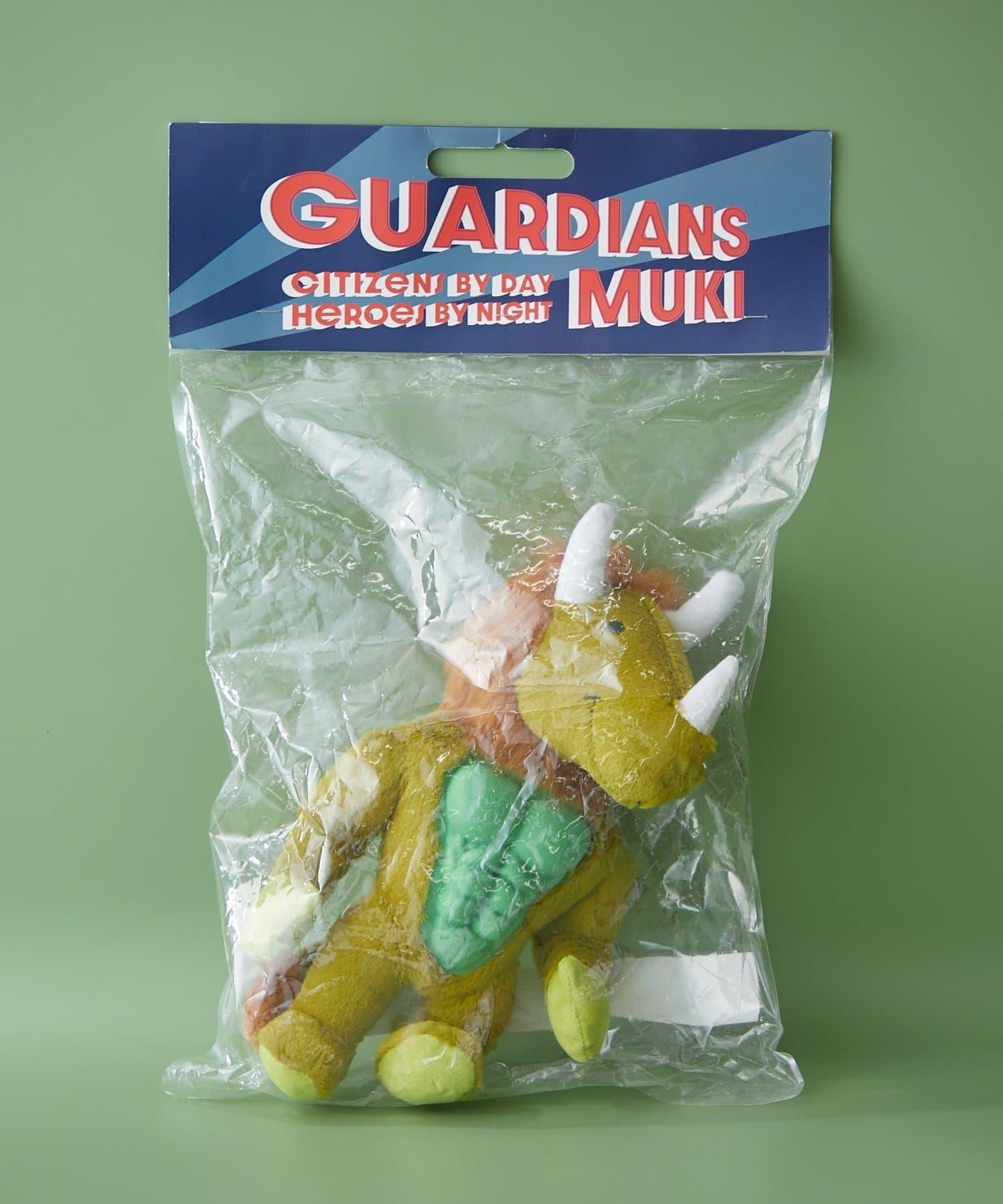 白天市民夜晚英雄造型 Guardians MUKi 毛絨公仔