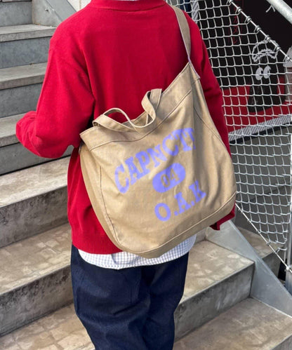 防潑水帆布斜挎包 UNISEX