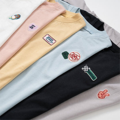 100%棉 365D 單點刺繡 長袖T恤
