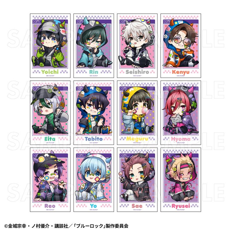 《藍色監獄》（藍色監獄） でびデコ系列 ちびキャラ Ver. 交易款迷你照片卡 BOX（12包入）