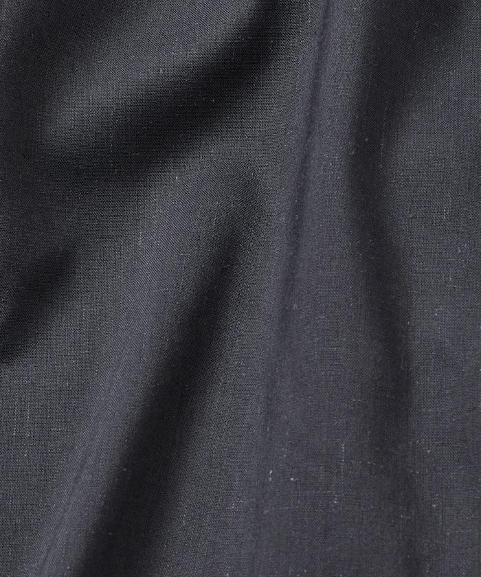 Relax Fit 寬鬆版 亞麻混紡 Polo領 襯衫