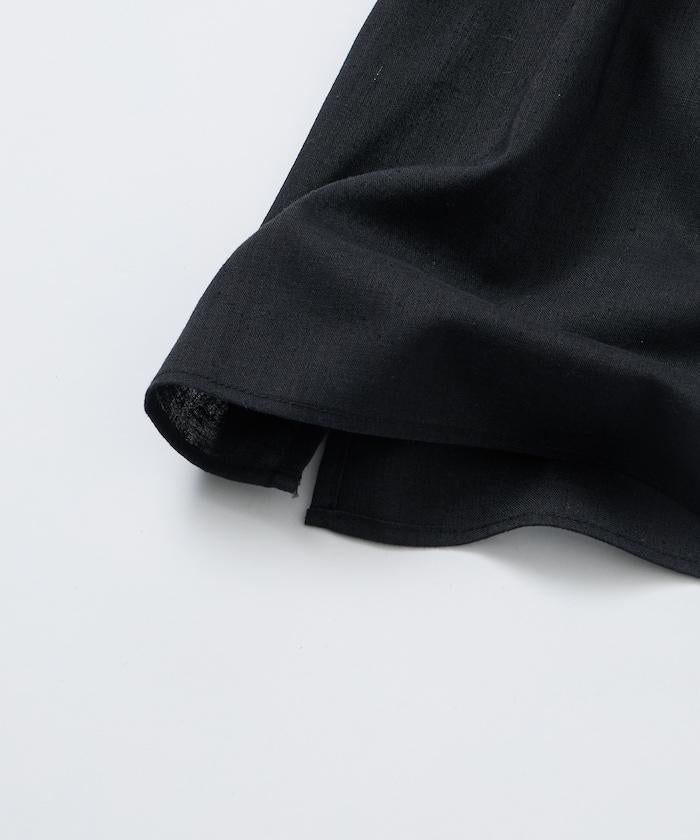 Relax Fit 寬鬆版 亞麻混紡 Polo領 襯衫