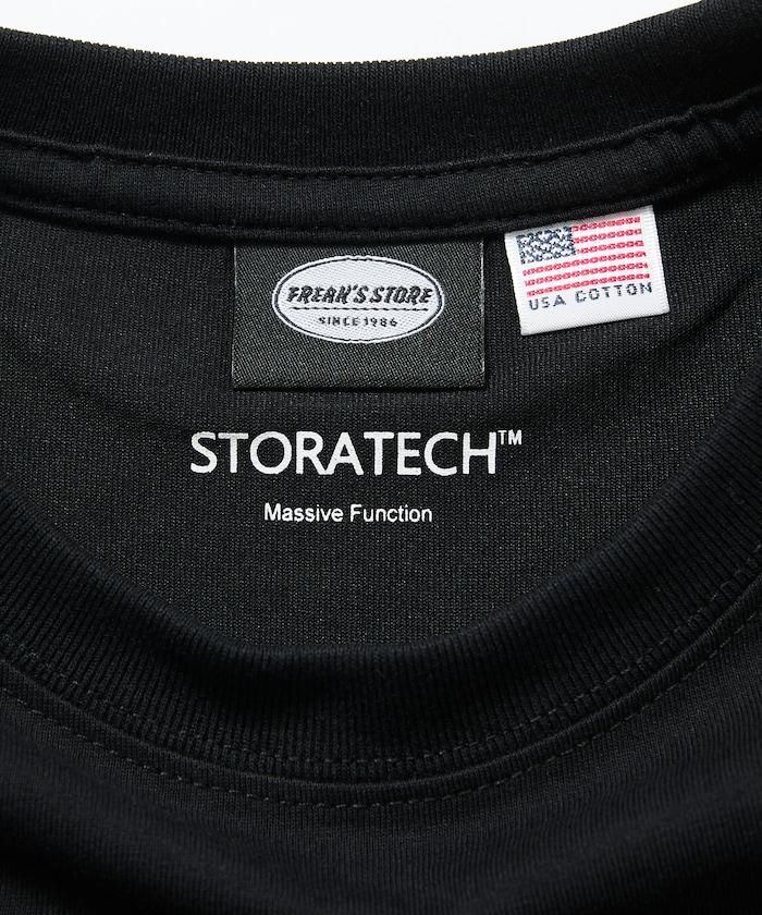 STORATECH/ストラテック 抗菌防臭制菌 UV防曬 涼感速幹 寬鬆廓形 單點logo T恤