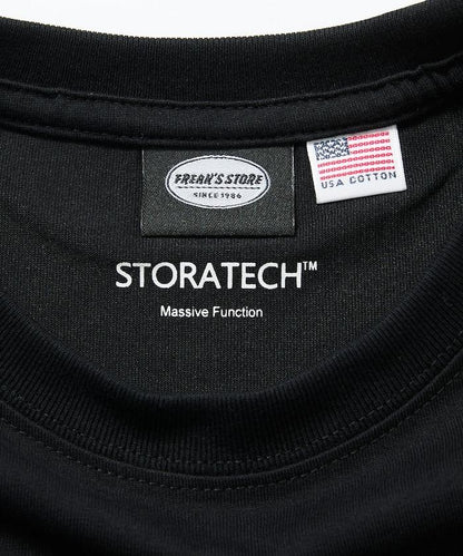 STORATECH/ストラテック 抗菌防臭制菌 UV防曬 涼感速幹 寬鬆廓形 單點logo T恤